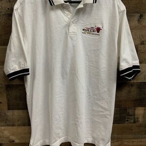 1997 White Chicago Bulls NBA Champion POLO Unopened